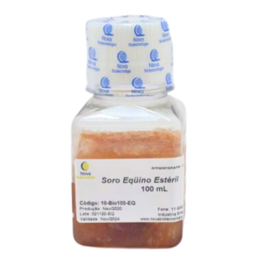 Soro Eqüino - filtrado, estéril - 100mL Nova Biotecnologia