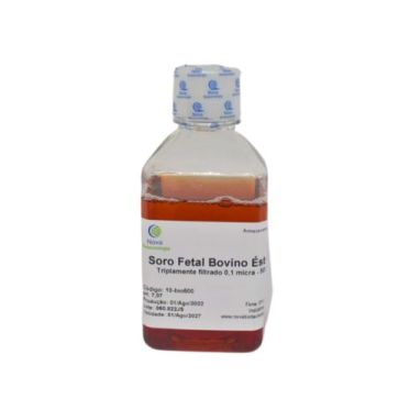 Soro fetal bovino filtrado estéril (nacional) 500mL Nova Biotecnologia