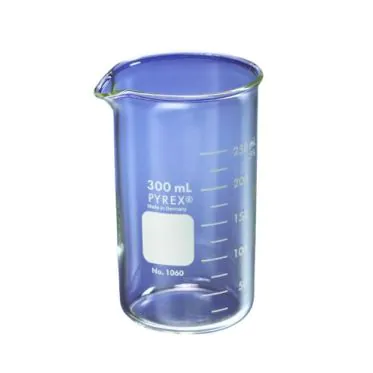 Béquer forma alta berzelius escala única c/ bico 1000mL 18und/cx Pyrex
