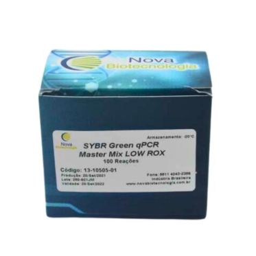 Sybr Green qPCR Master Mix Low Rox 100 reações x 25uL Nova Biotecnologia