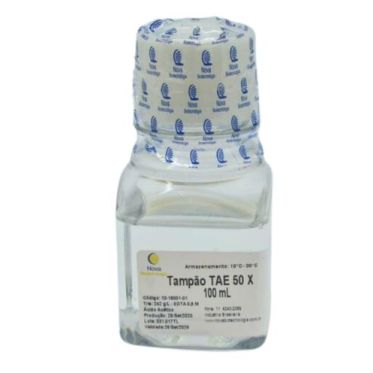 Tampão TAE, 50X concentrado - solução estéril. Volume: 500mL  Nova Biotecnologia