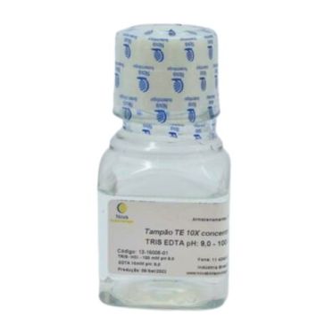 Tampão TE 10X concentrado - Tris EDTA pH 9,0 - 100mL Nova Biotecnologia