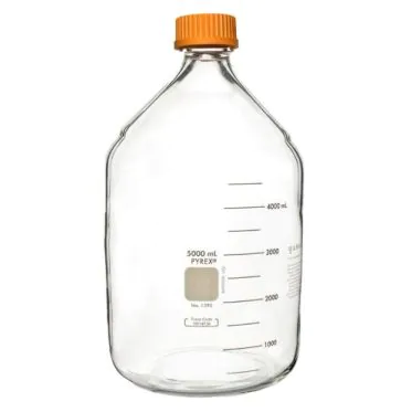 Frasco reagente graduado c/ tampa rosq 5000mL 1und/cx Pyrex