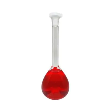 Balão volumétrico classe A, vidro boro 3.3 graduado com tampa rolha , 5mL Ionglas