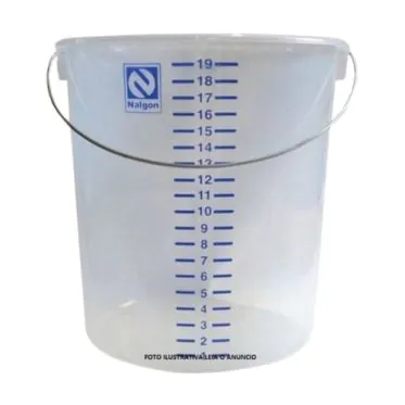 Balde graduado pp cap. 20L Nalgon