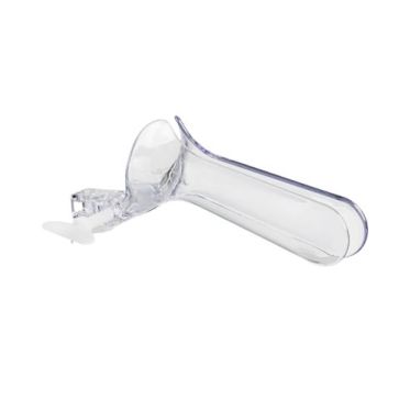 Espéculo vaginal ginecológico descartável tipo collins não estéril tamanho P embalagem individual 200und/cx Cralplast