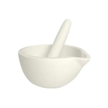 Gral com pistilo em porcelana 10000mL Unilab