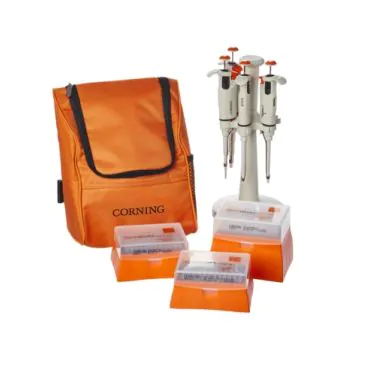 Kit de 4 micropipetas monocanal inicial lambda plus Corning
