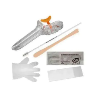 Kit papanicolau II não estéril com espéculo tamanho P 100und/cx Cralplast