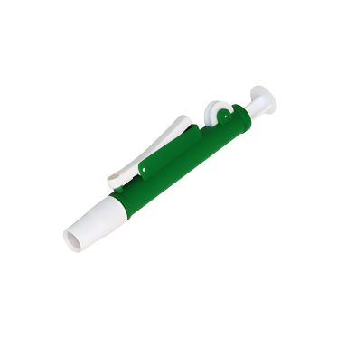 Pipetador Pi-pump para Pipetas 5ml e 10ml Cor Verde Cralplast