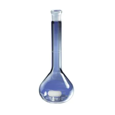 Balão volumétrico classe A astm e 288/694/542 c/ tampa hdpe st9 certificação por lote 10ml 6und/cx Pyrex