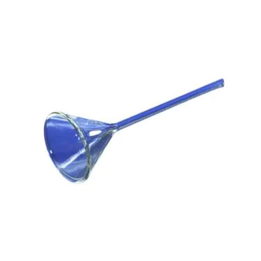 Funil analítico p/ filtração raiado 60° haste longa astm e 348 diam topo 75 Mm e comprimento 214 Mm 12und/cx Pyrex