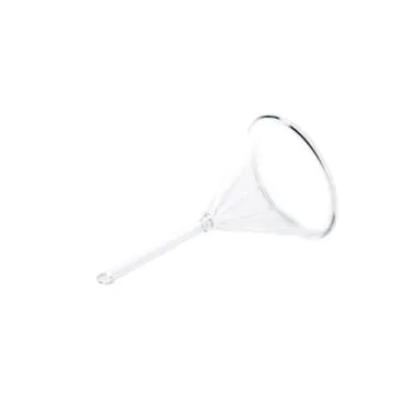  Funil analítico p/ filtração raiado 60° haste curta diam topo 75 Mm e comprimento 139 Mm 48und/cx Pyrex