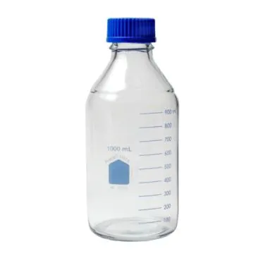 Frasco reagente tampa azul rosq gl45 1000ml 6und/cx Pyrex Vista