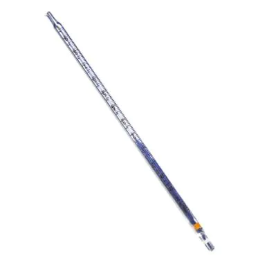 Pipeta sorológica codificada por cor graduação colorida astm e 1044 calibrada a entregar 5mL 12und/cx Pyrex