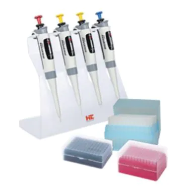 Kit inicial com 4 micropipetadores Discovery Pro