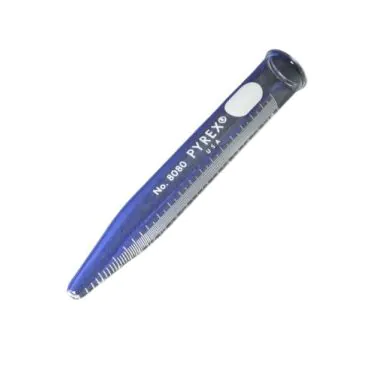 Tubo centrífugo graduado c/ borda e fundo cônico 15ml 12und/cx Pyrex