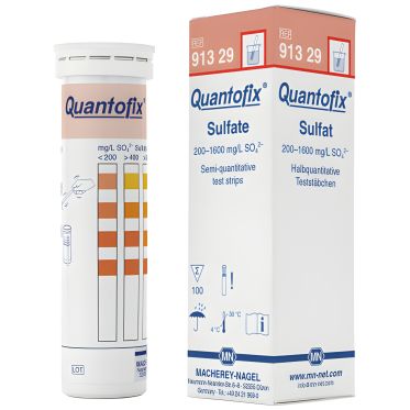 Quantofix Sulfato 200 - 1600 mg/l - 100 tiras/cx. Macherey - Nagel (MN)