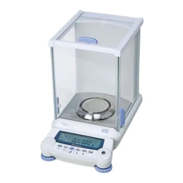 Balança analítica semi-micro c/ capela (5 casas) 0,00001g 82g/220g com calibração interna AUW220D Shimadzu