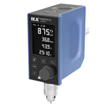 Agitador mecânico de hélice eletrônico 25L 1000rpm 40ncm Ministar 40 Control IKA