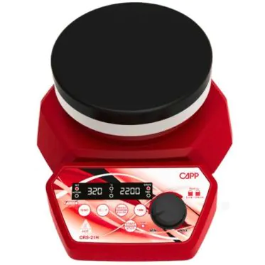 Agitador magnético digital com aquecimento 200-2200rpm 320°C 10L 220V Capp Rondo