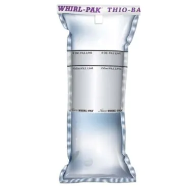 Saco para amostra Whirl-pak 100mL com Tiossulfato de Sódio estéril 100und/cx Nasco
