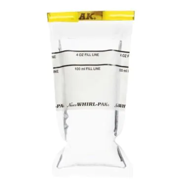 Saco para amostra whirl-pak 118mL com tarja estéril 500 und/cx Nasco