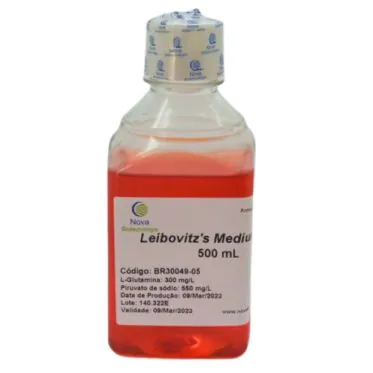 L-15 Medium - Leibovitz - 500mL Nova Biotecnologia