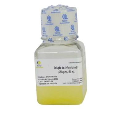 Solução de Anfotericina B 250ug/mL 100mL Nova Biotecnologia