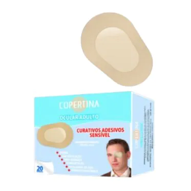 Curativo adesivo sensível ocular 58 x 82mm 20und/cx Copertina