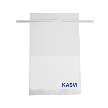 Saco para amostra estéril com tarja de identificação Kasvi