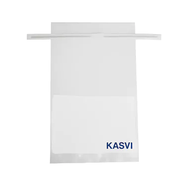 Saco para amostra estéril com tarja de identificação Kasvi