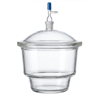 Dessecador c/ tampa grande e torneira ptfe padrão 24/29 10.5L 1und/cx Pyrex