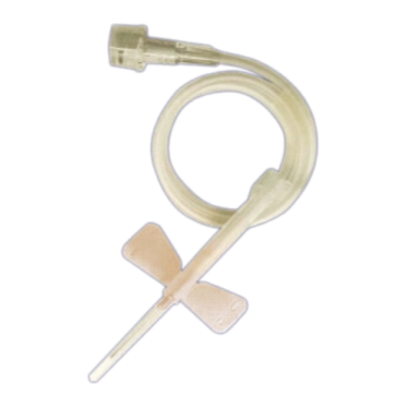 Escalpe de segurança para coleta de sangue c/ seringa 21G tubo 12" 100und/cx Vacuplast