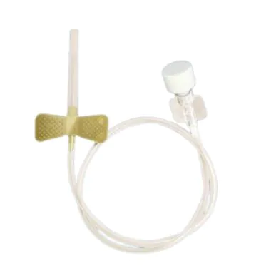 Escalpe para coleta de sangue c/ seringa 19G com tubo 7" 100und/cx Vacuplast