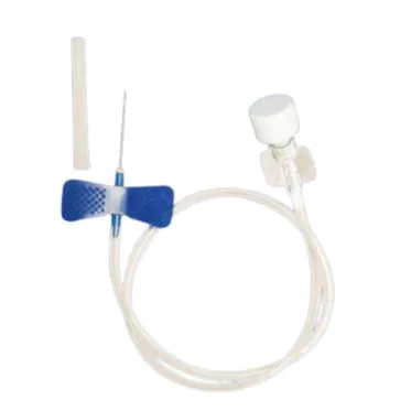 Escalpe para coleta de sangue c/ seringa 21G com tubo 12" 100und/cx Vacuplast
