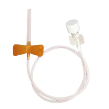 Escalpe para coleta de sangue c/ seringa 25G com tubo de 7" 100und/cx Vacuplast