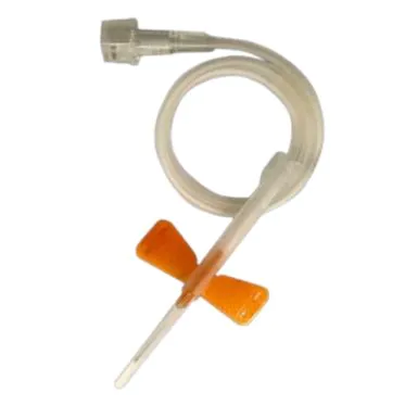 Escalpe de segurança para coleta de sangue c/ seringa 25G tubo 12" 100und/cx Vacuplast