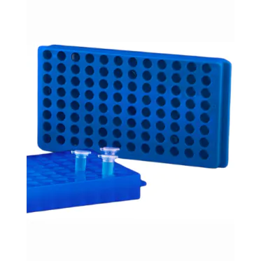 Estante dupla face para microtubos 0,5mL/1,5mL/2mL Cralplast
