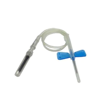 Escalpe de segurança para coleta de sangue à vácuo 23G com tubo 7" 50und/cx Vacuplast