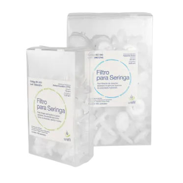 Filtro para seringa H-PTFE 13mm 0,45um 100und/pct Unifil