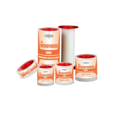 Fita microporosa branca  1,2cm x 4,5m Copertina