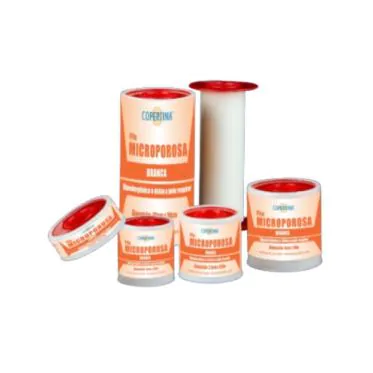 Fita microporosa branca 2,5cm x 4,5m Copertina