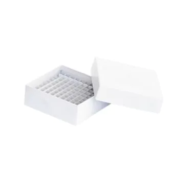 Rack de fibra de papelão p/ 100 criotubos/microtubos de 1,5/2mL Gene