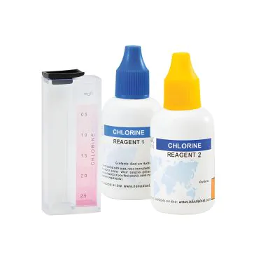 Kit Teste para Cloro Livre 50 Testes Hanna