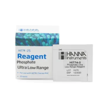 Reagente de Fosfato Marinho Faixa Ultra Baixa para (25 testes) Checker® - Hanna