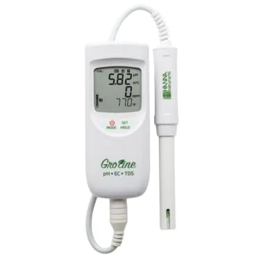 Medidor Portátil à Prova d’Água para pH/EC/TDS – GroLine - Hanna
