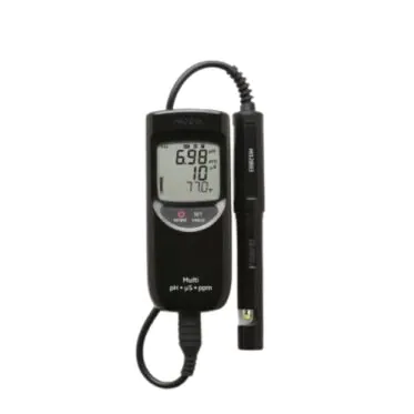 Medidor de pH/EC/TDS à Prova D'água Portátil (Faixa Baixa) Hanna