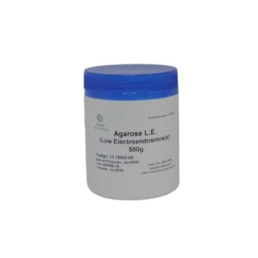 Agarose para biologia molecular LE (low electroendosmosis) 500g Nova Biotecnologia