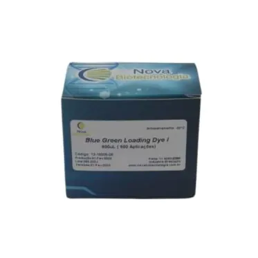 Corante blue green loading dye I para ácidos nucléicos 600uL para até 1200 aplicações Nova Biotecnologia